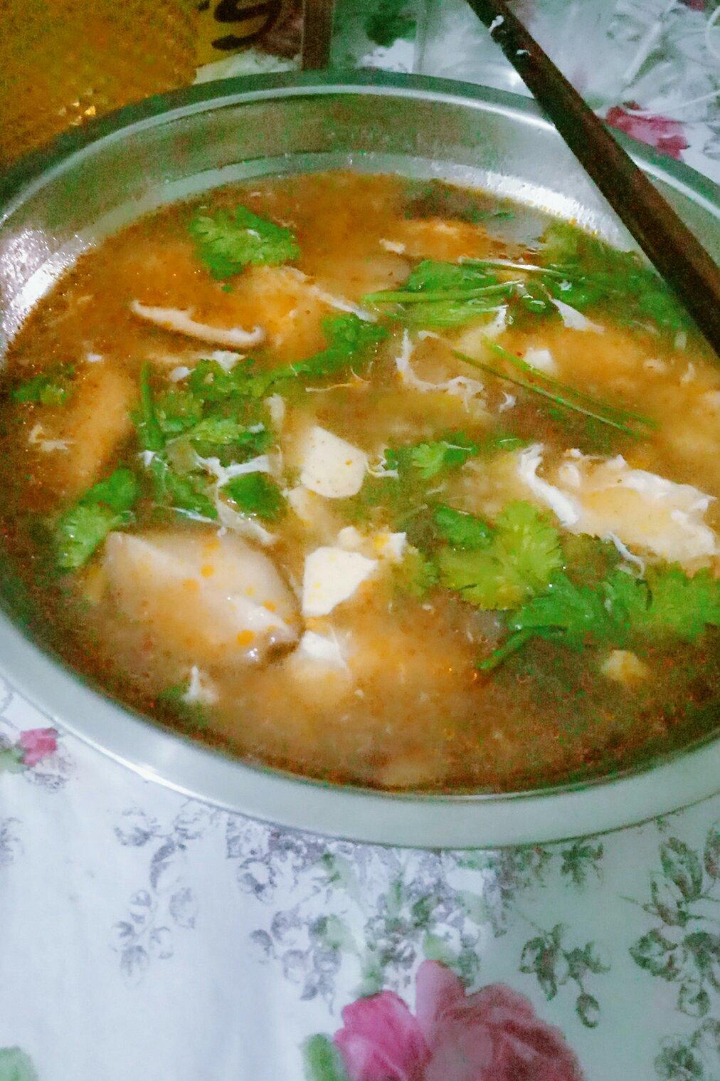 酸辣豆腐汤