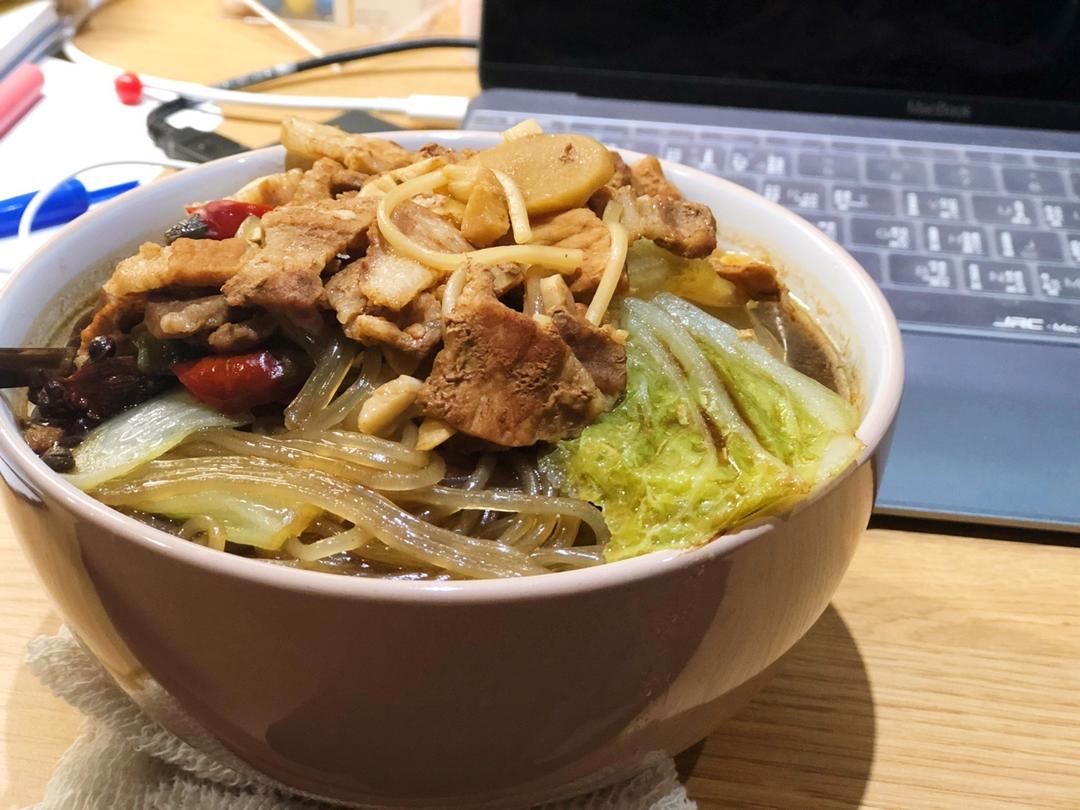 猪肉白菜炖粉条