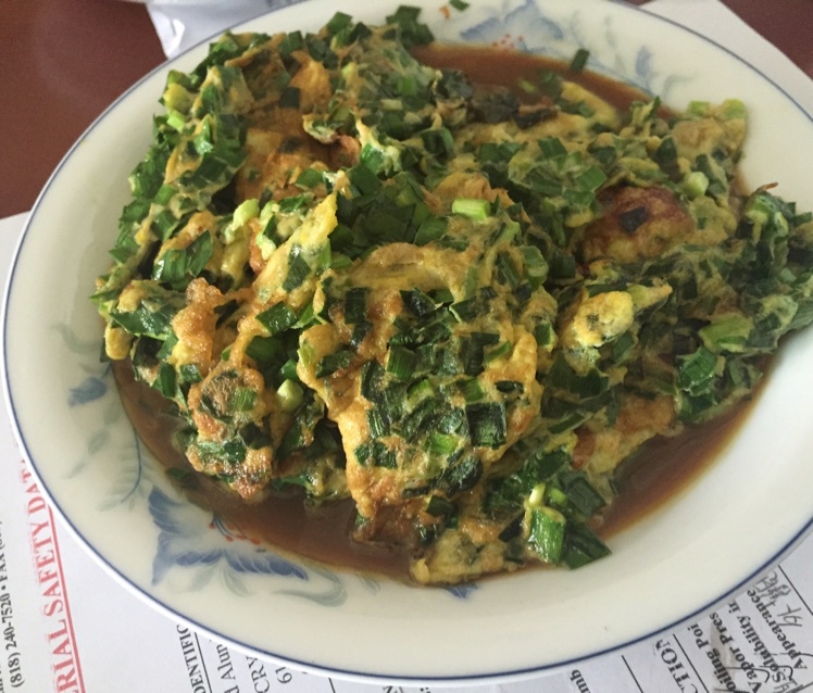 韭菜蛋饼
