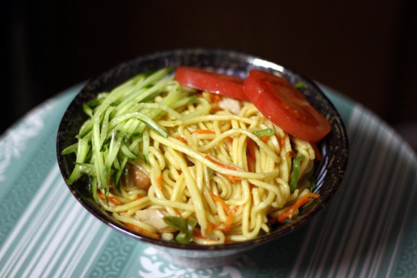 什锦炒乌冬面