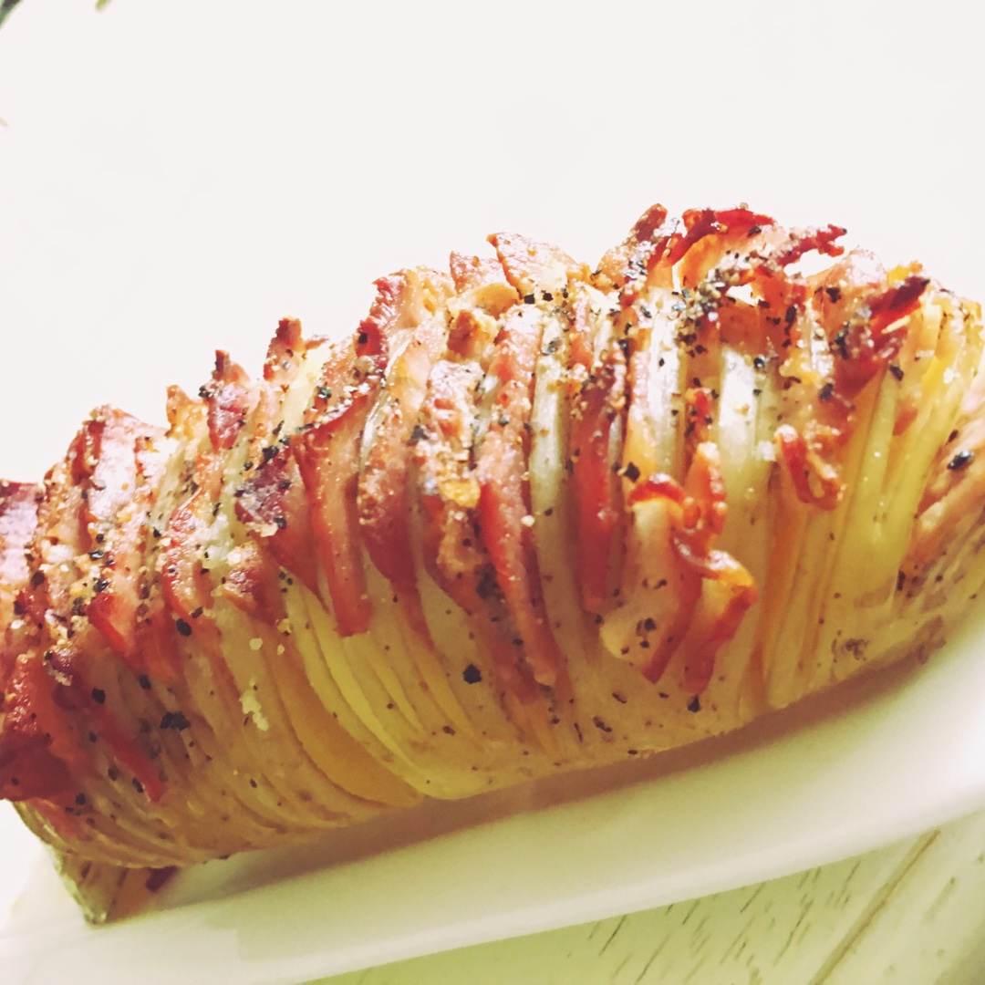 风琴土豆烤培根