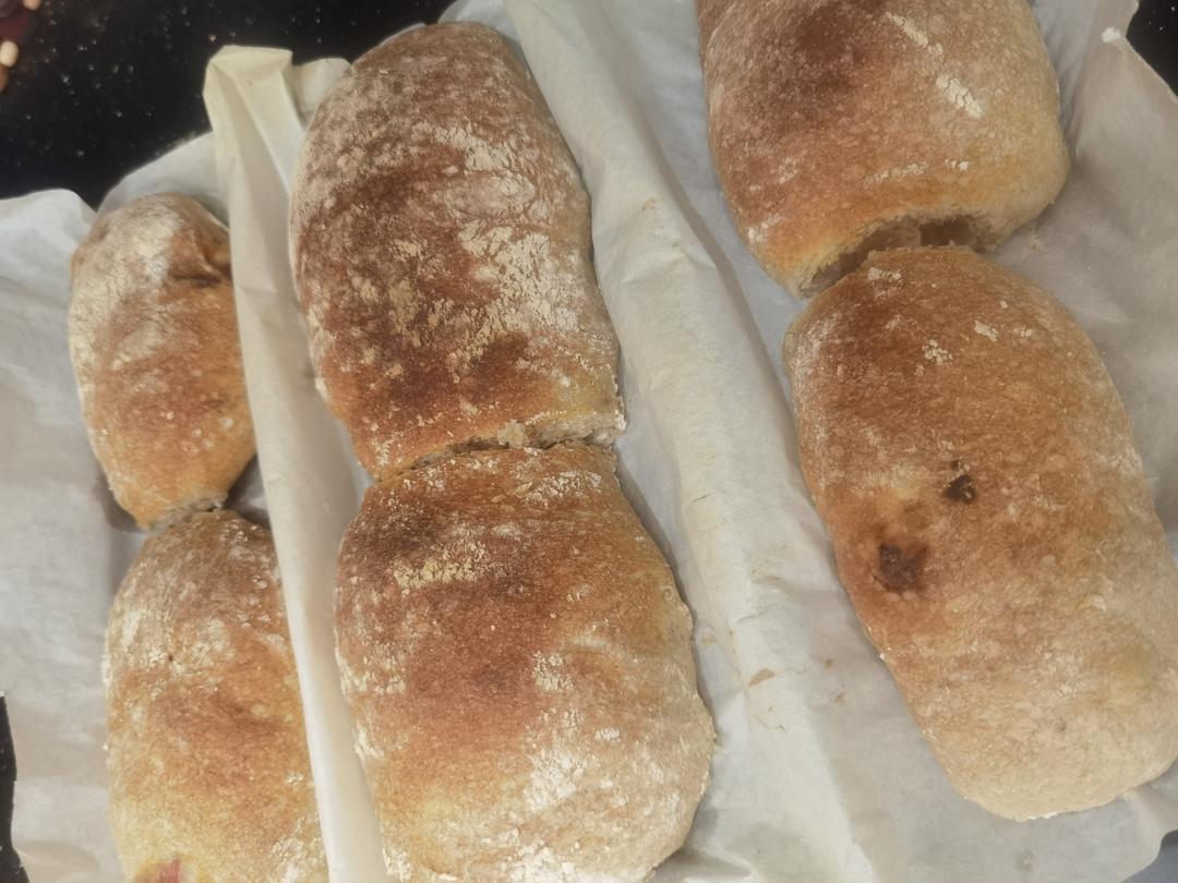 【ciabatta】家庭版恰巴塔，软乎乎的拖鞋面包