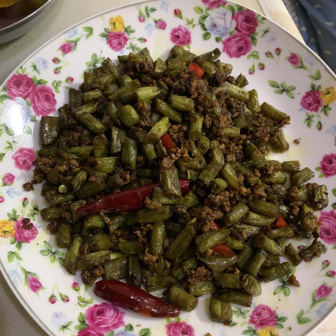 最喜爱的下饭菜！橄榄肉末四季豆