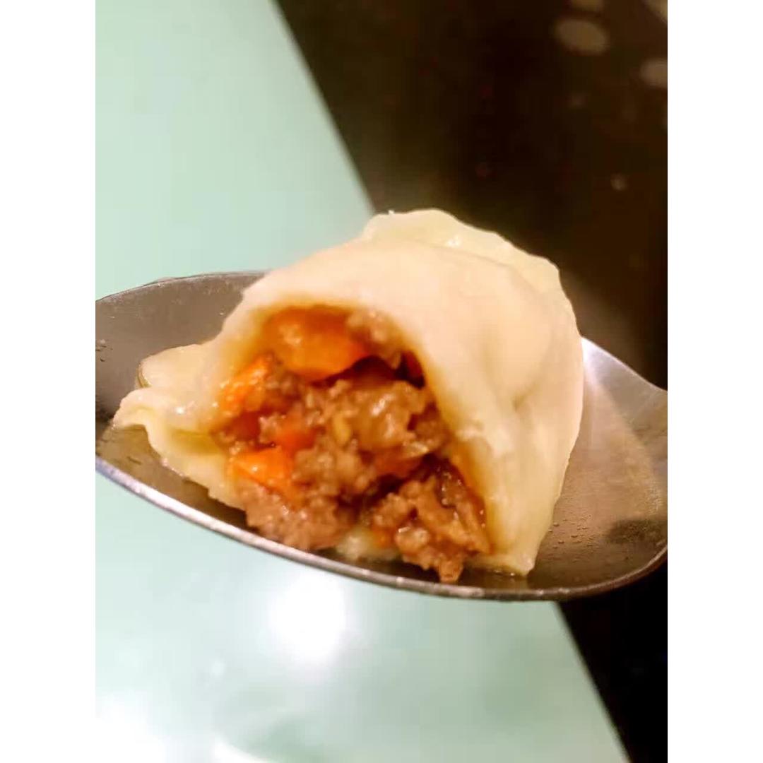 牛肉胡萝卜馅儿饺子