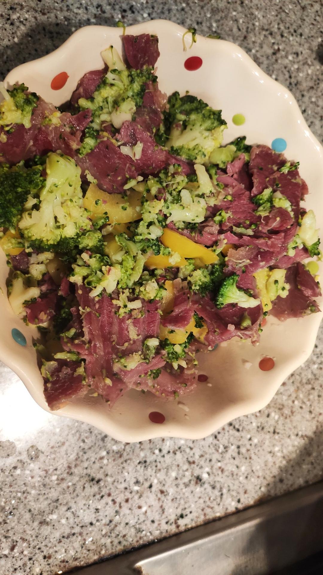 西兰花炒牛肉