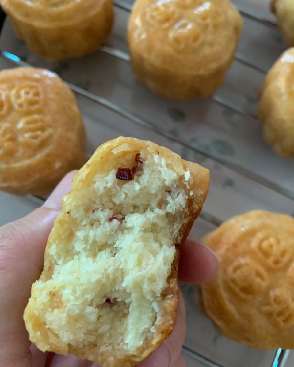椰蓉月饼 | 不用炒料，成功率超高哦