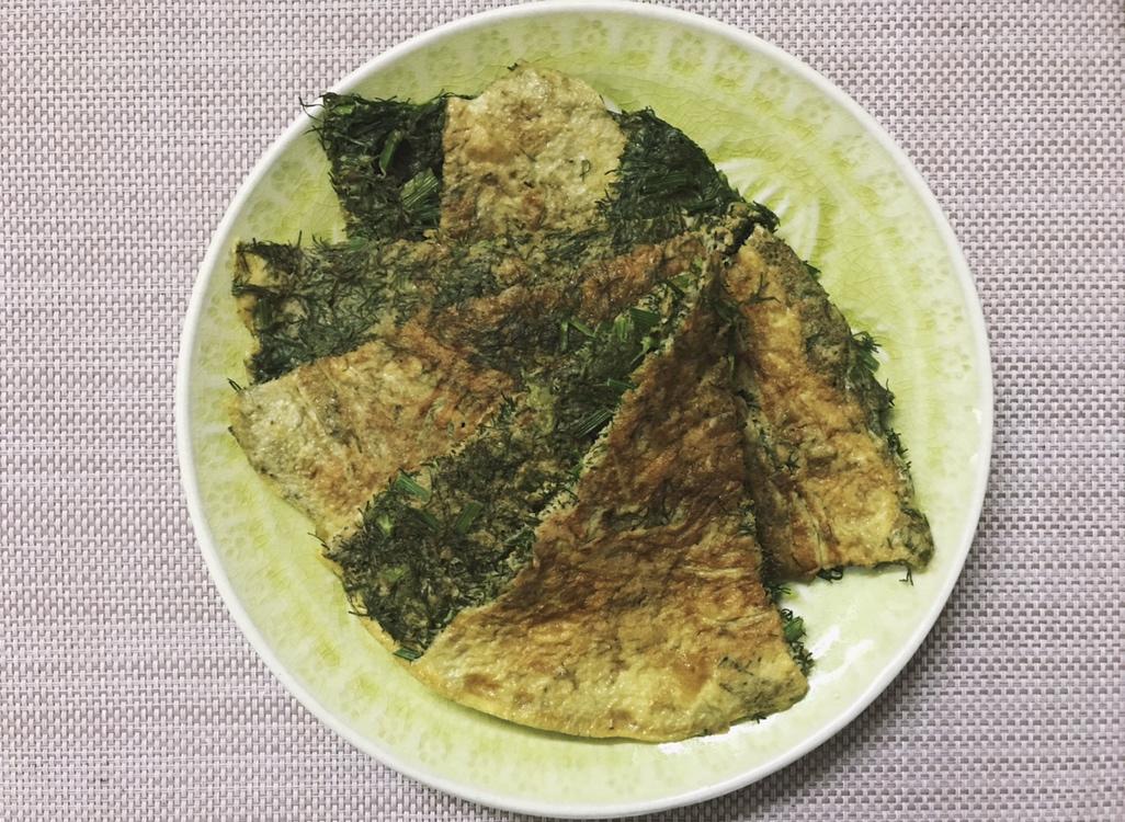 小茴香鸡蛋饼