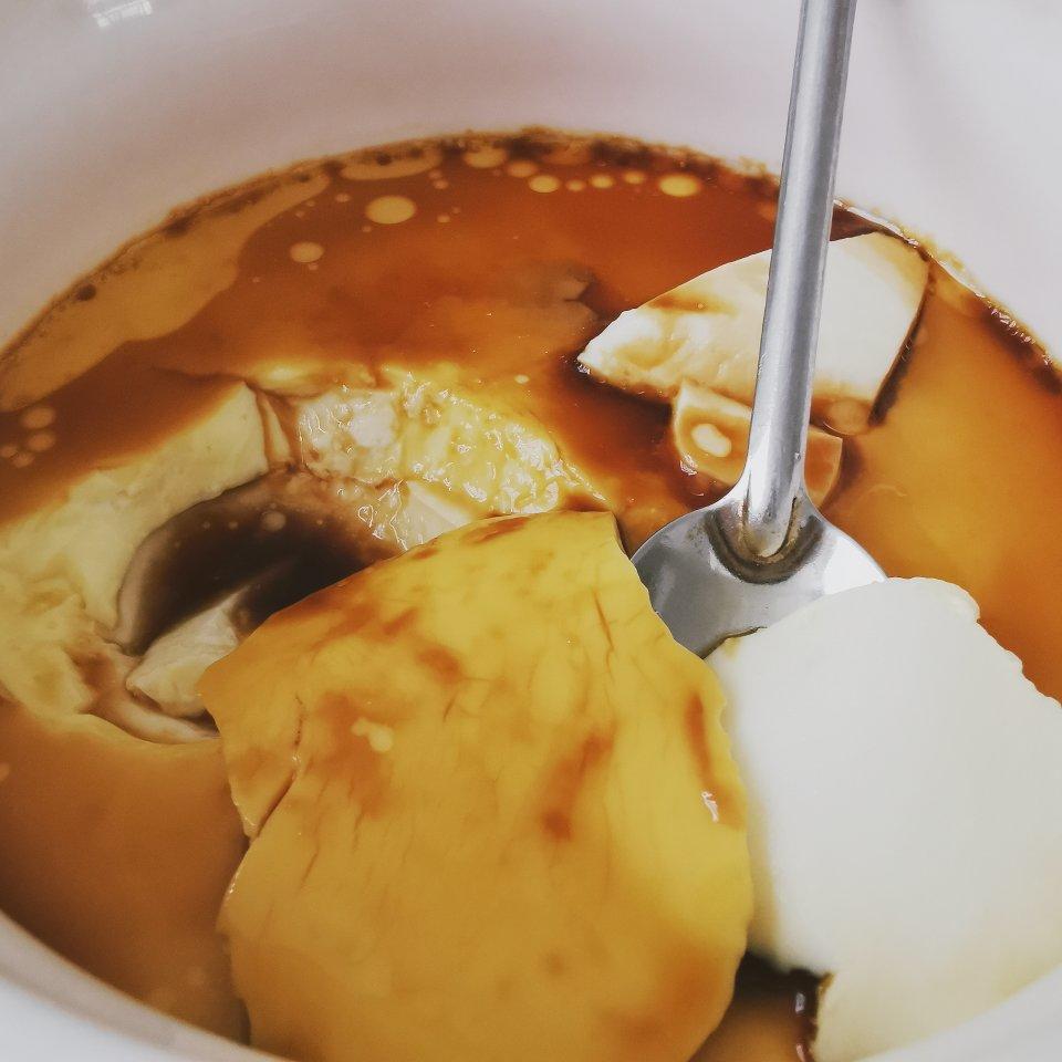 五分钟鸡蛋豆腐羹（附盒装豆腐脱模大法！）