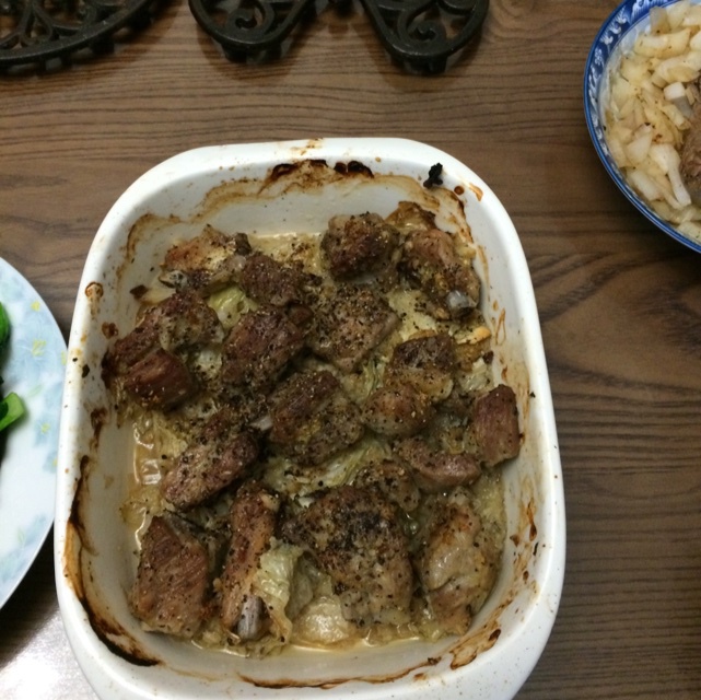 黑胡椒蒜蓉烤肋骨
