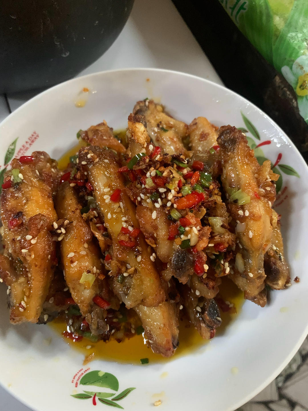 蒜香鸡翅｜孩子们的最爱