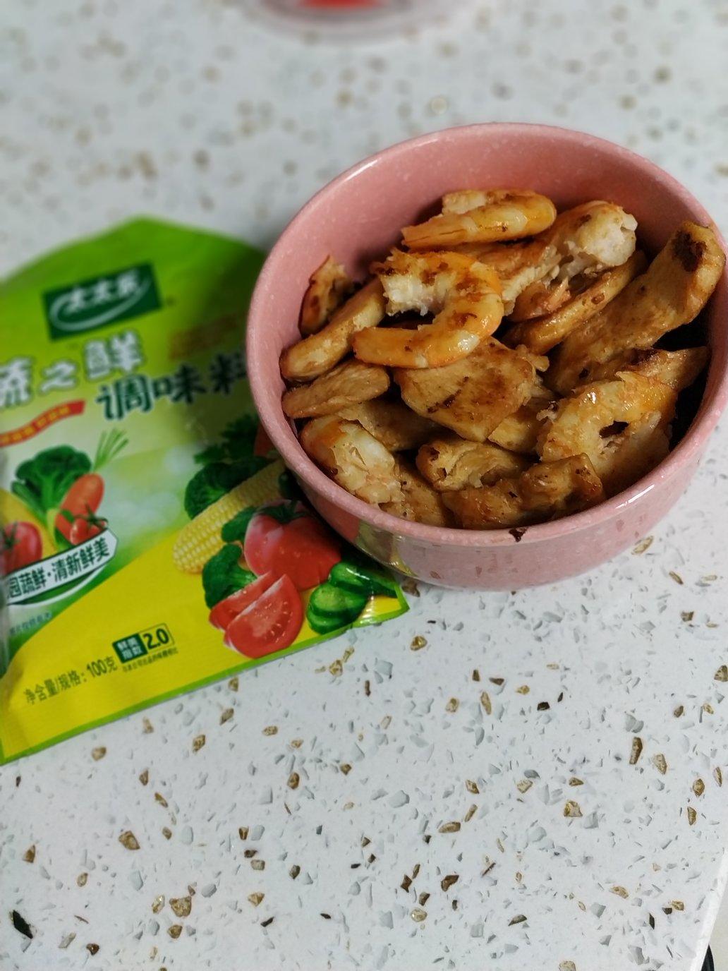#窈窕蔬女 低脂白蘑鸡胸肉饼