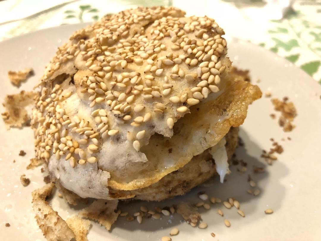 烤箱版麻酱烧饼