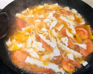 西红柿鸡蛋炝锅面的做法 步骤6