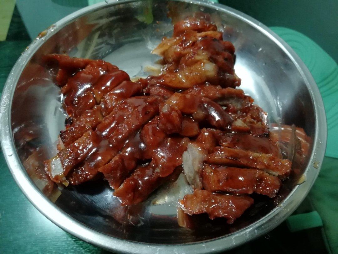 超简单平底锅叉烧肉，多汁味浓不能再快手