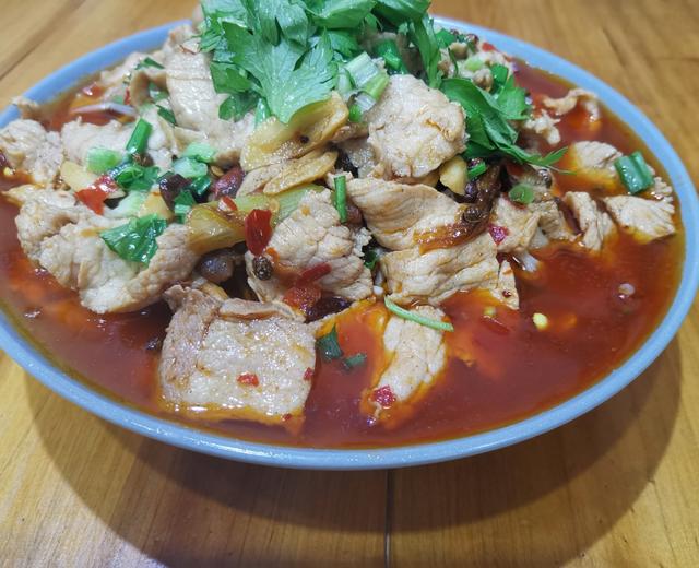 非常好吃的水煮肉片的做法