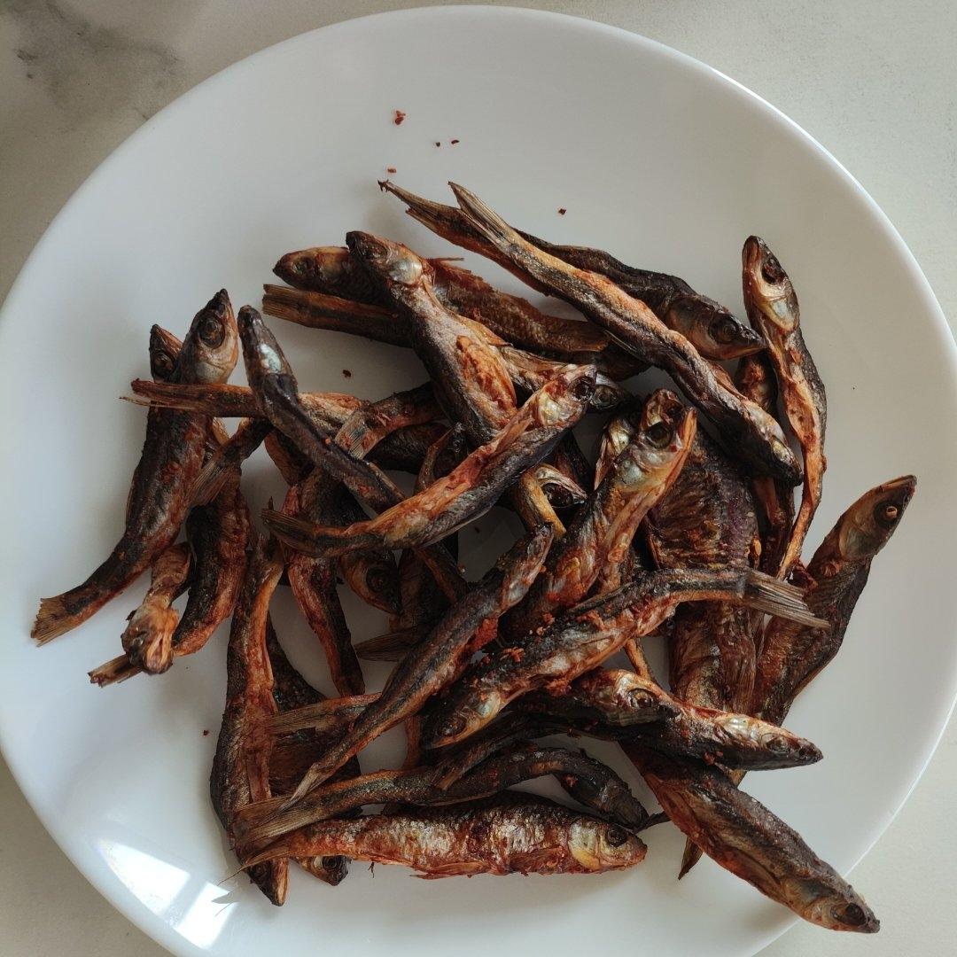 空气炸锅烤小鱼干