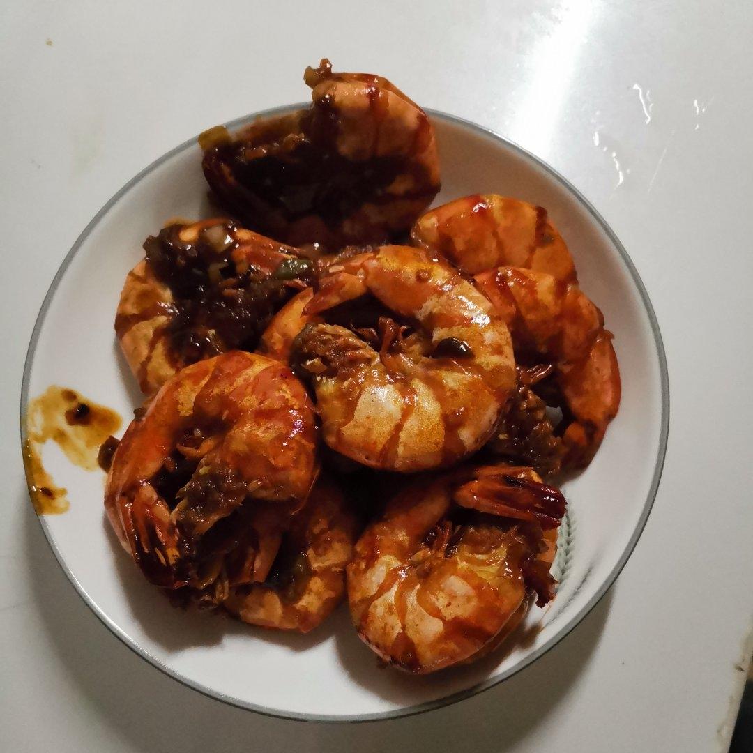 家庭版油焖大虾