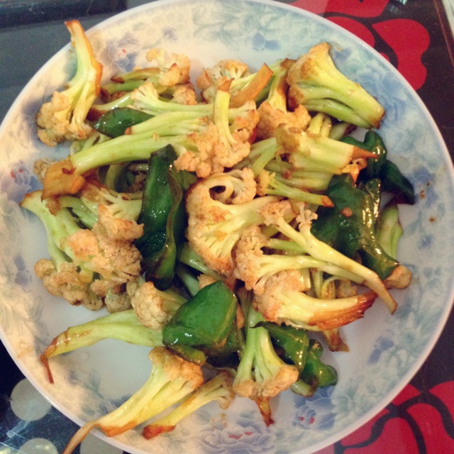 很“浪费”米饭的家常菜之一-------干锅菜花