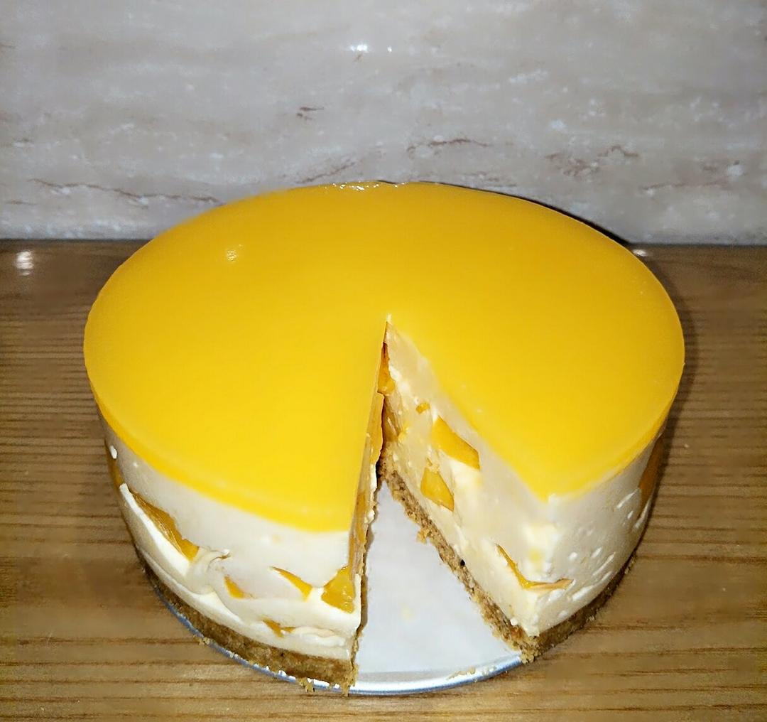 《Tinrry下午茶》教你做芒果流心慕斯（6寸配方）