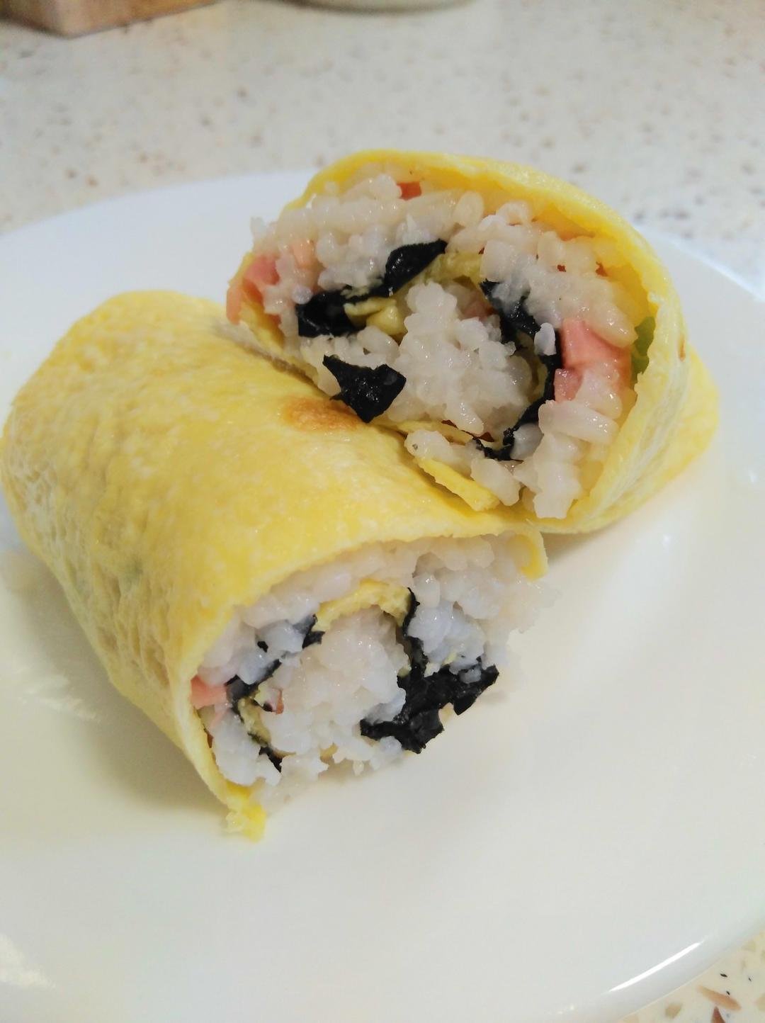 晓夏712做的蛋皮寿司