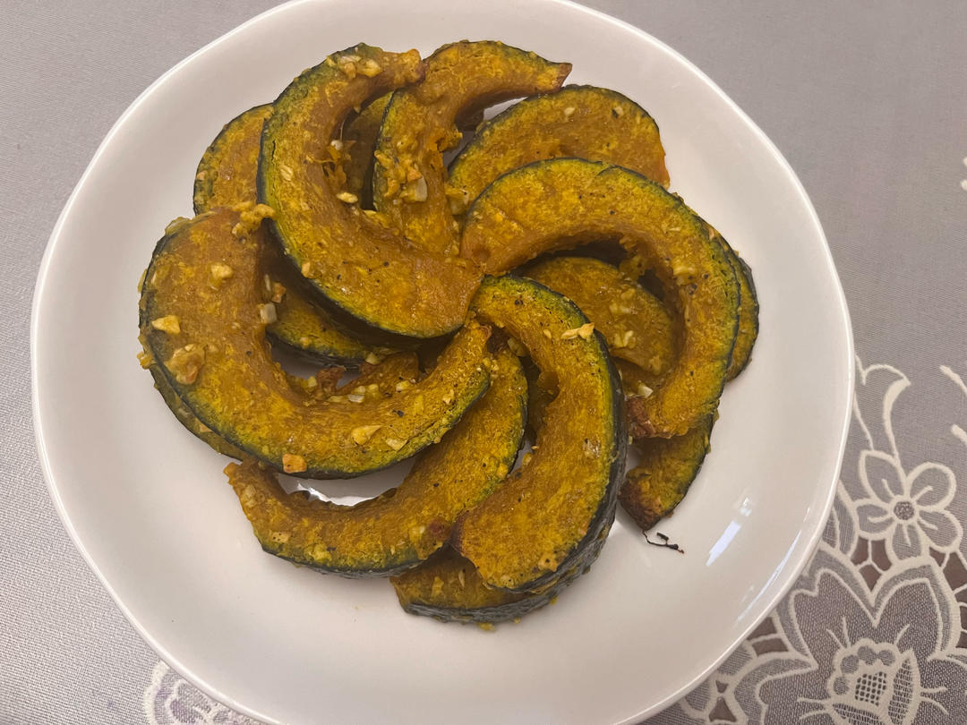 蒜香烤南瓜