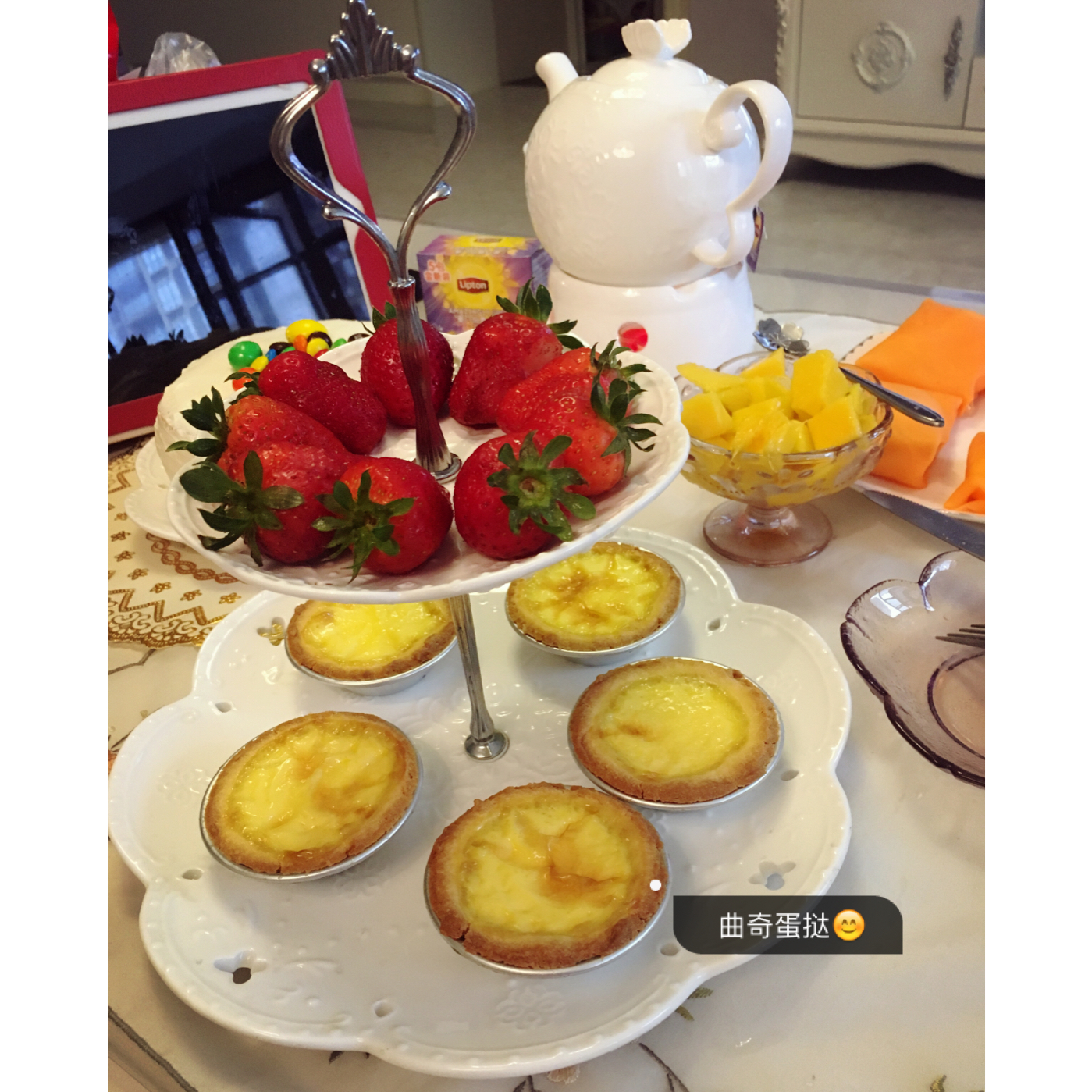【视频食谱】不用开酥的曲奇蛋挞
