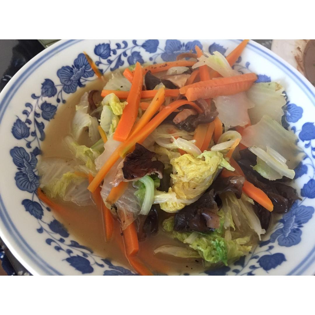 蛋酥卤白菜