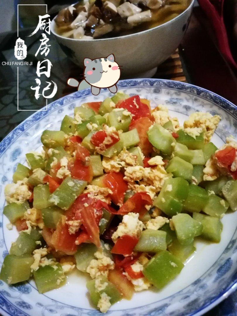 苦瓜番茄炒蛋
