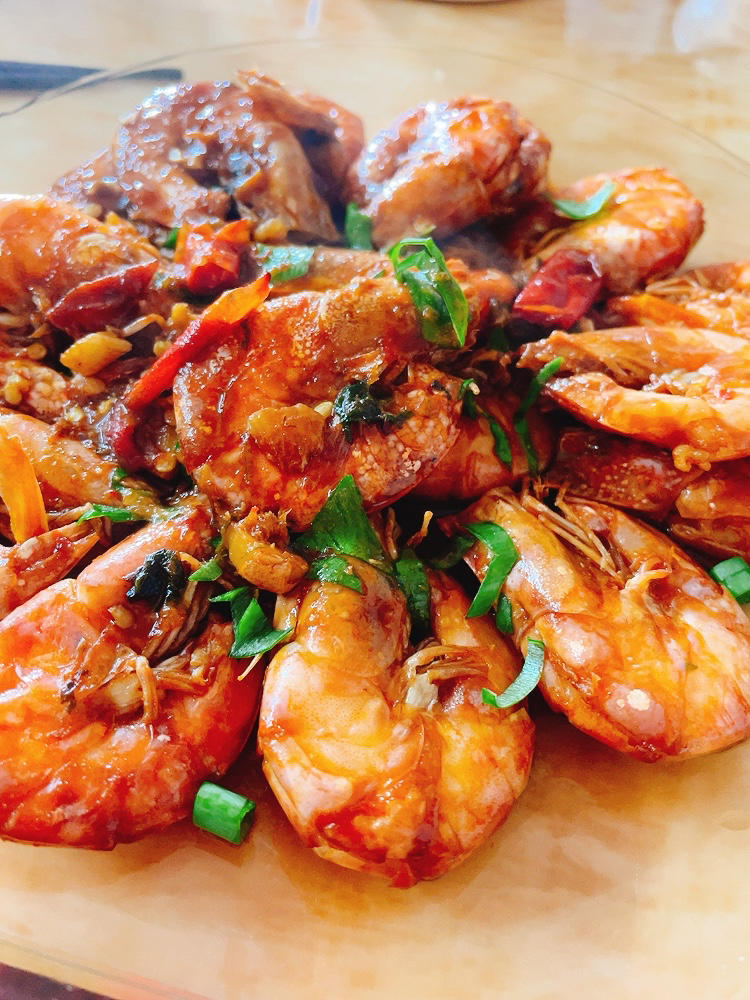 美食美刻生活做的红焖大虾