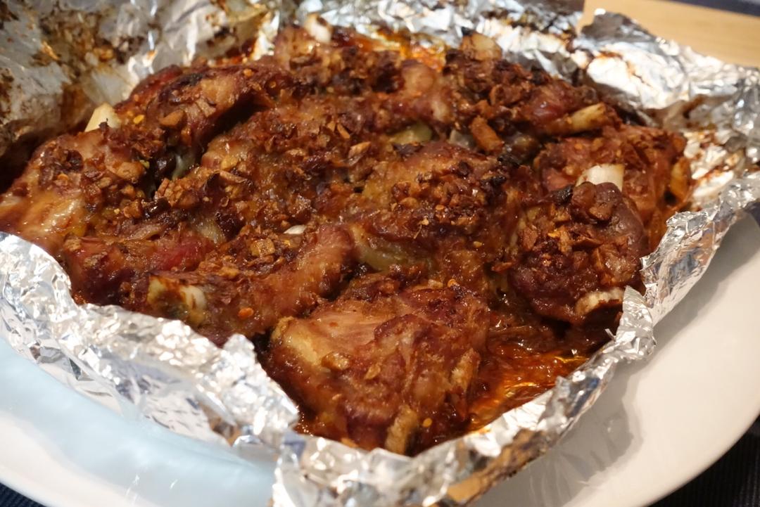香到骨头里的蒜香排骨（烤箱）