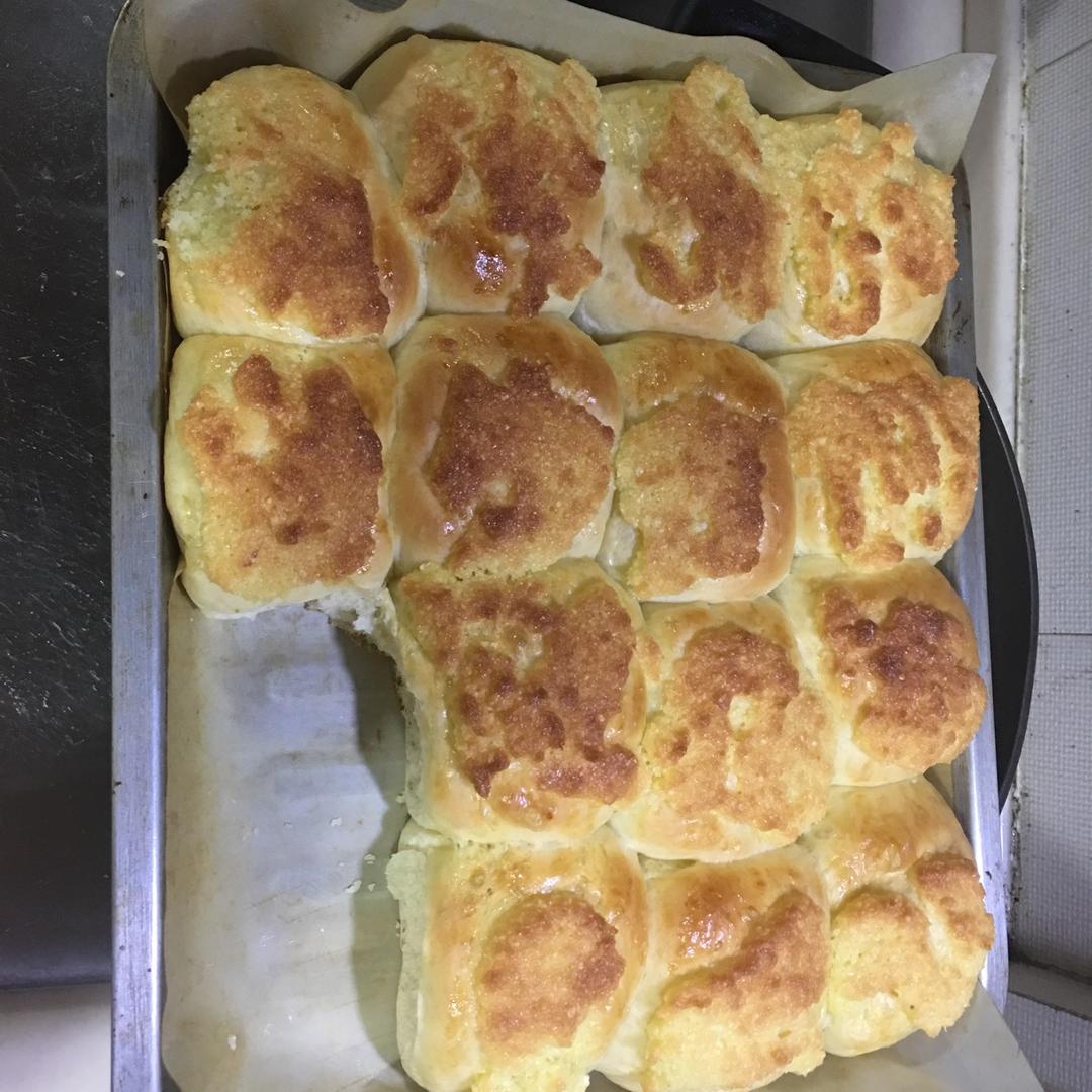 快手椰蓉小餐包（一次发酵照样柔软又拉丝）