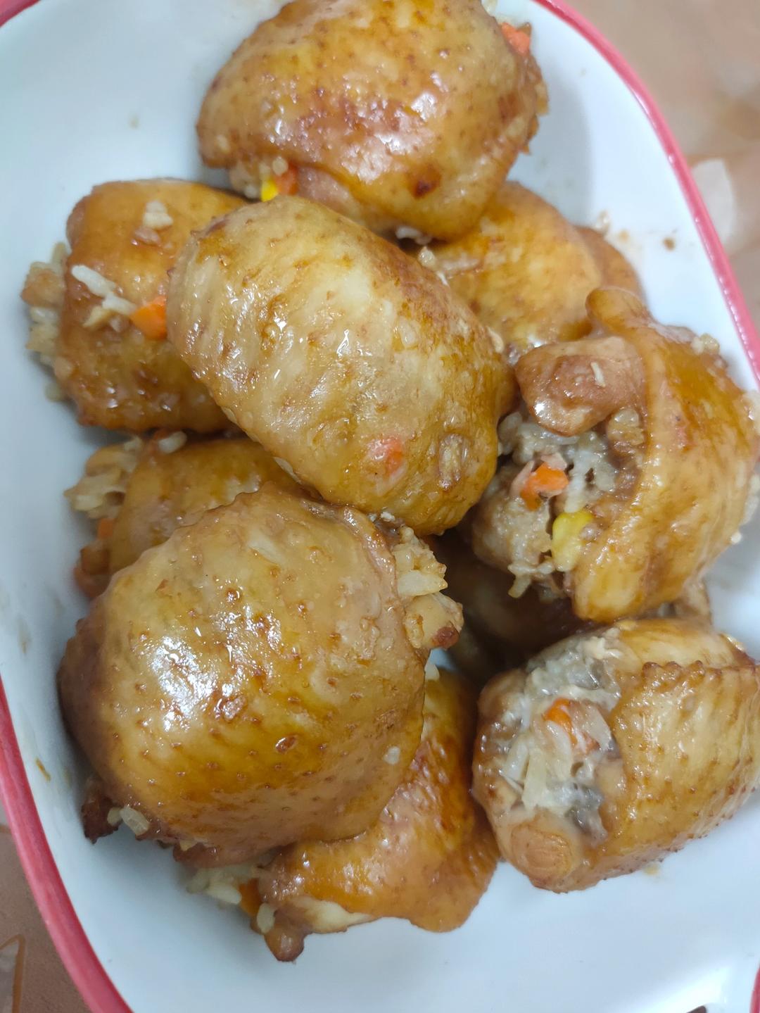 网红小吃———鸡翅包饭，简单易做，馋哭隔壁家的小孩