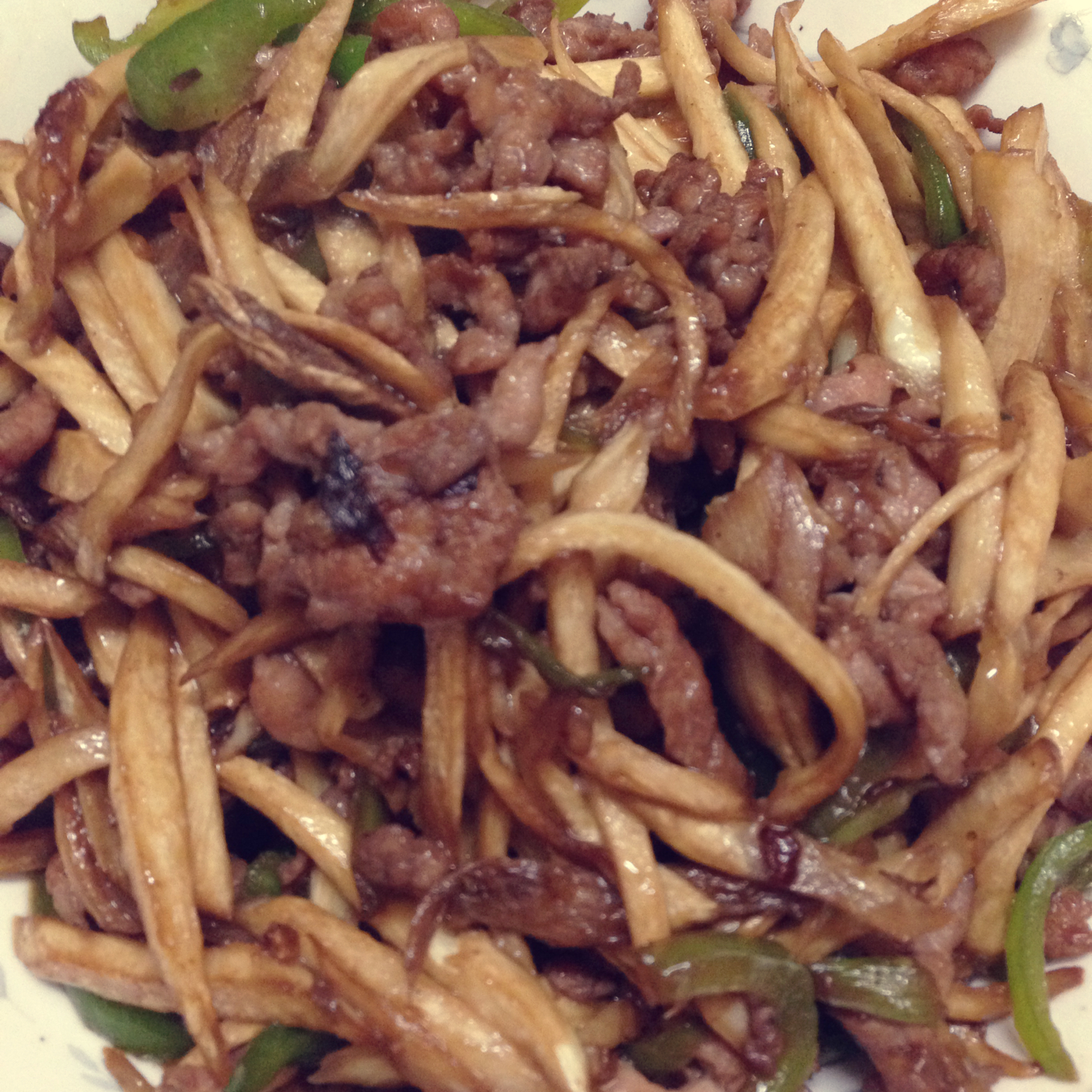 茭白炒肉