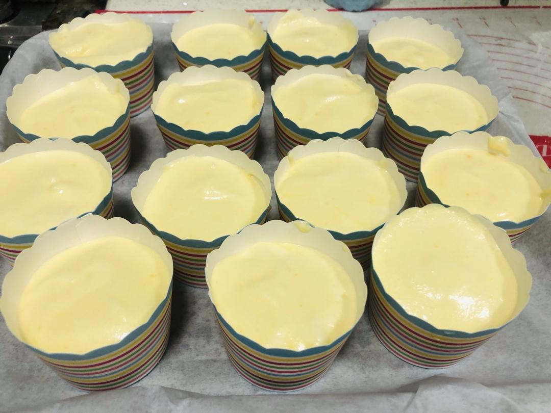 纸杯蛋糕 8寸戚风蛋糕的量
