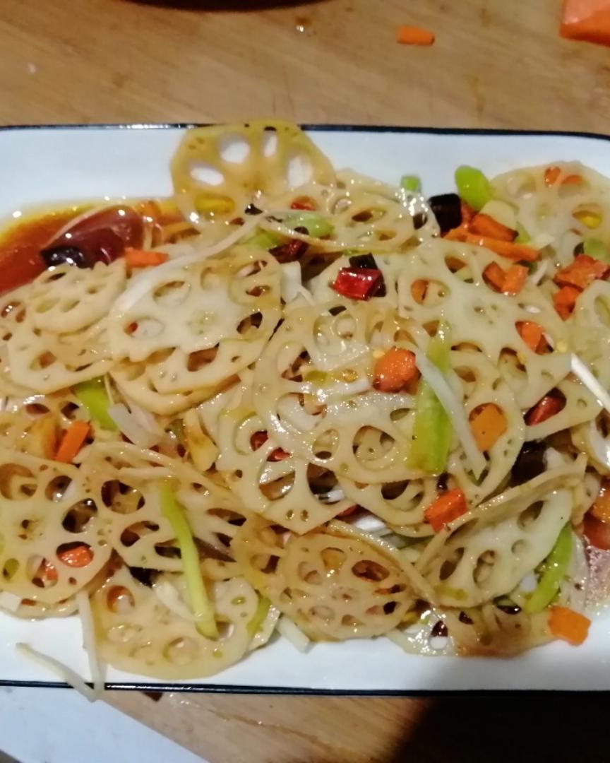 酸辣凉拌藕片的做法