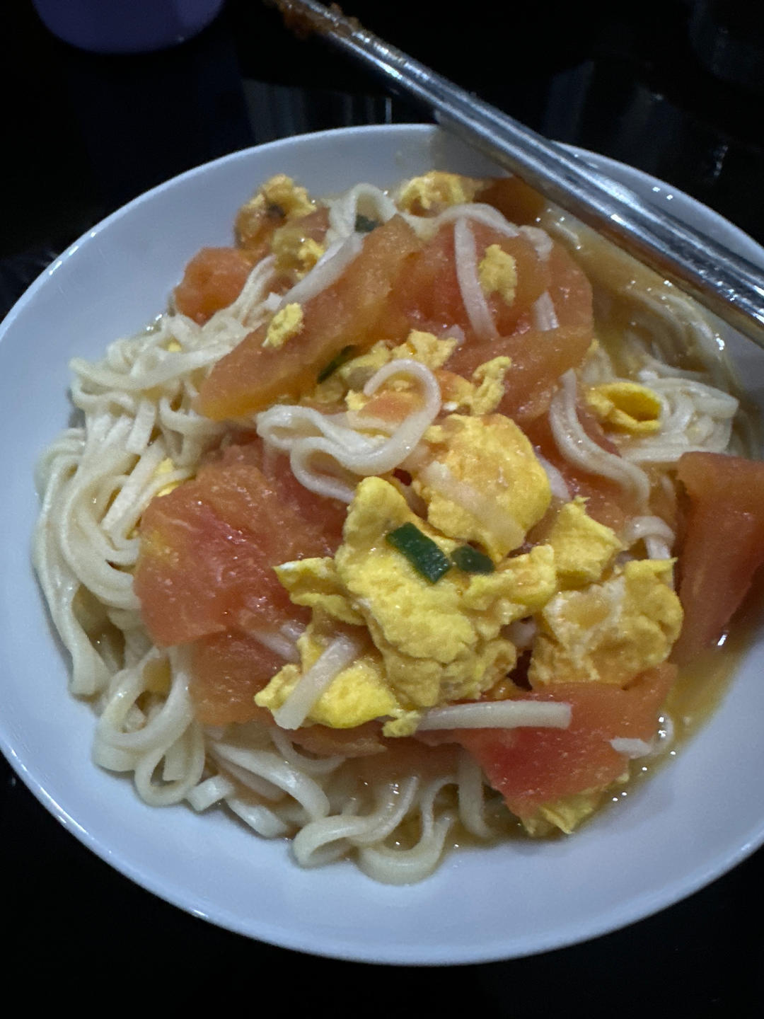 顺滑又养胃的西红柿鸡蛋面
