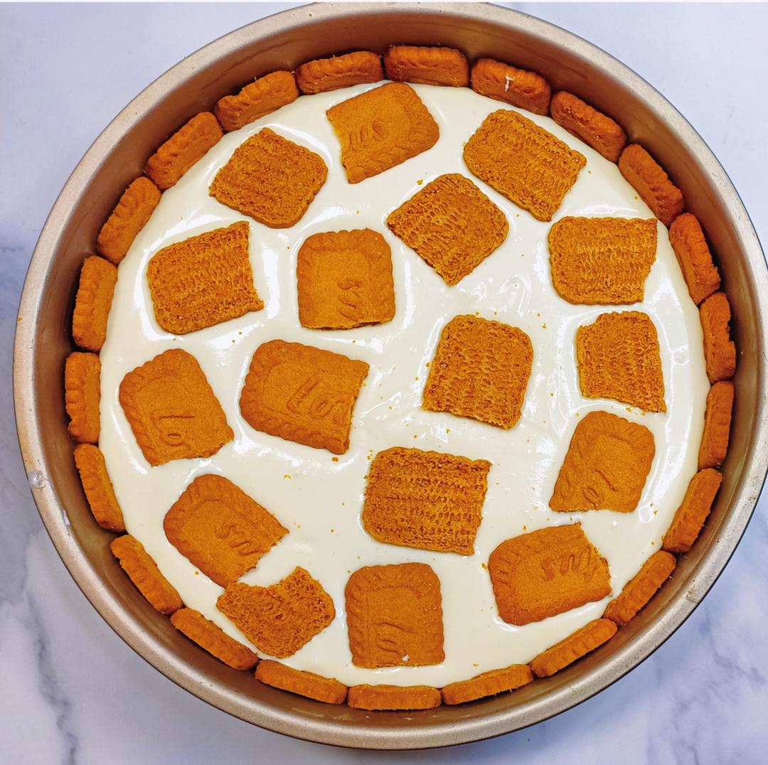 海盐焦糖芝士蛋糕🍯免烤箱秋冬超治愈高颜值蛋糕