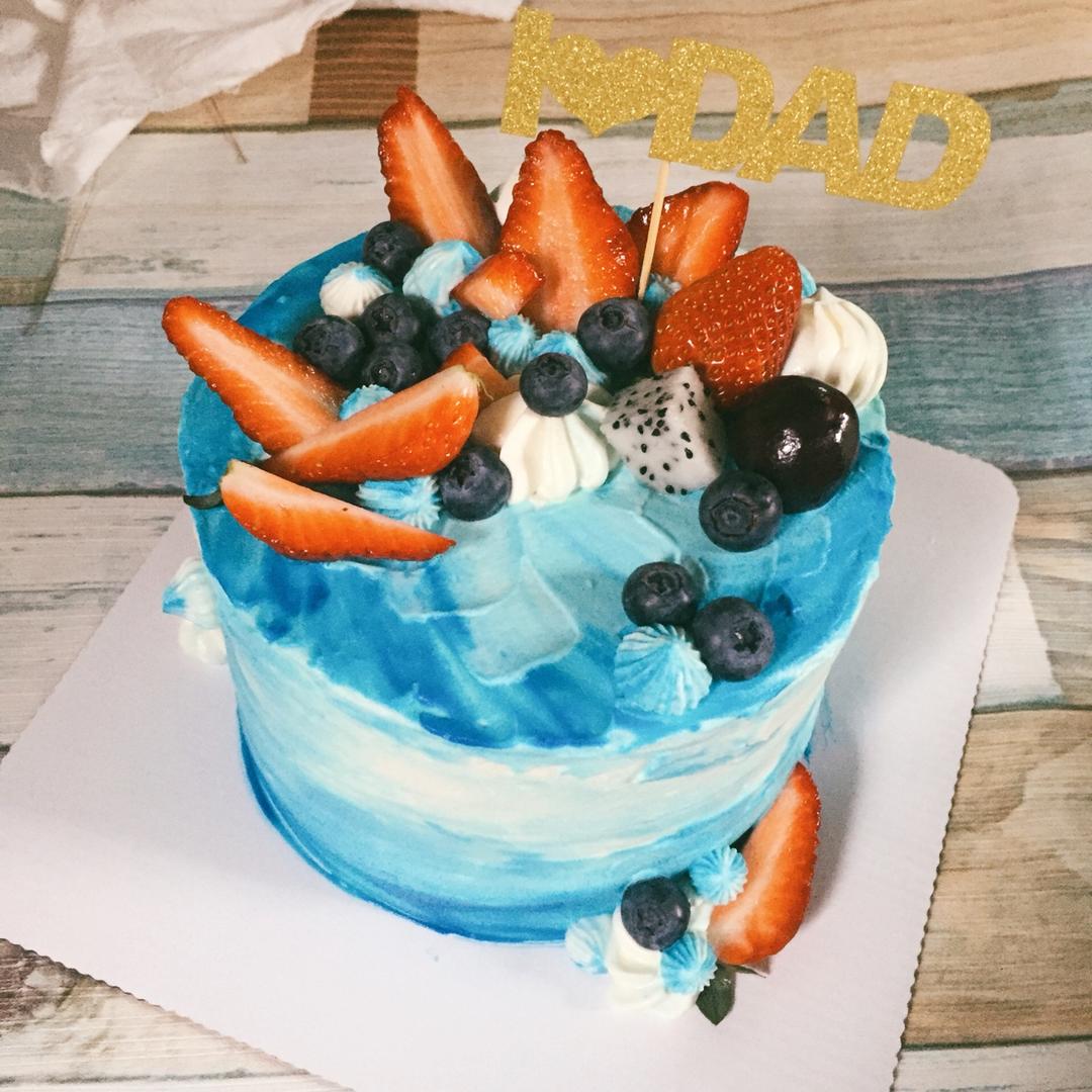 抹面，如何抹出一个渐变色的蛋糕。