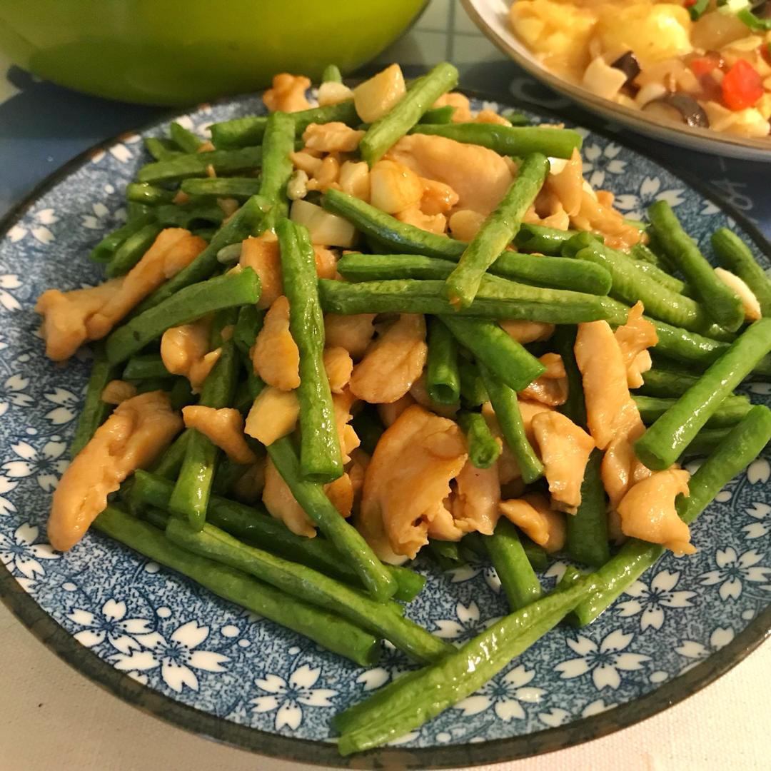 豆角炒肉丝