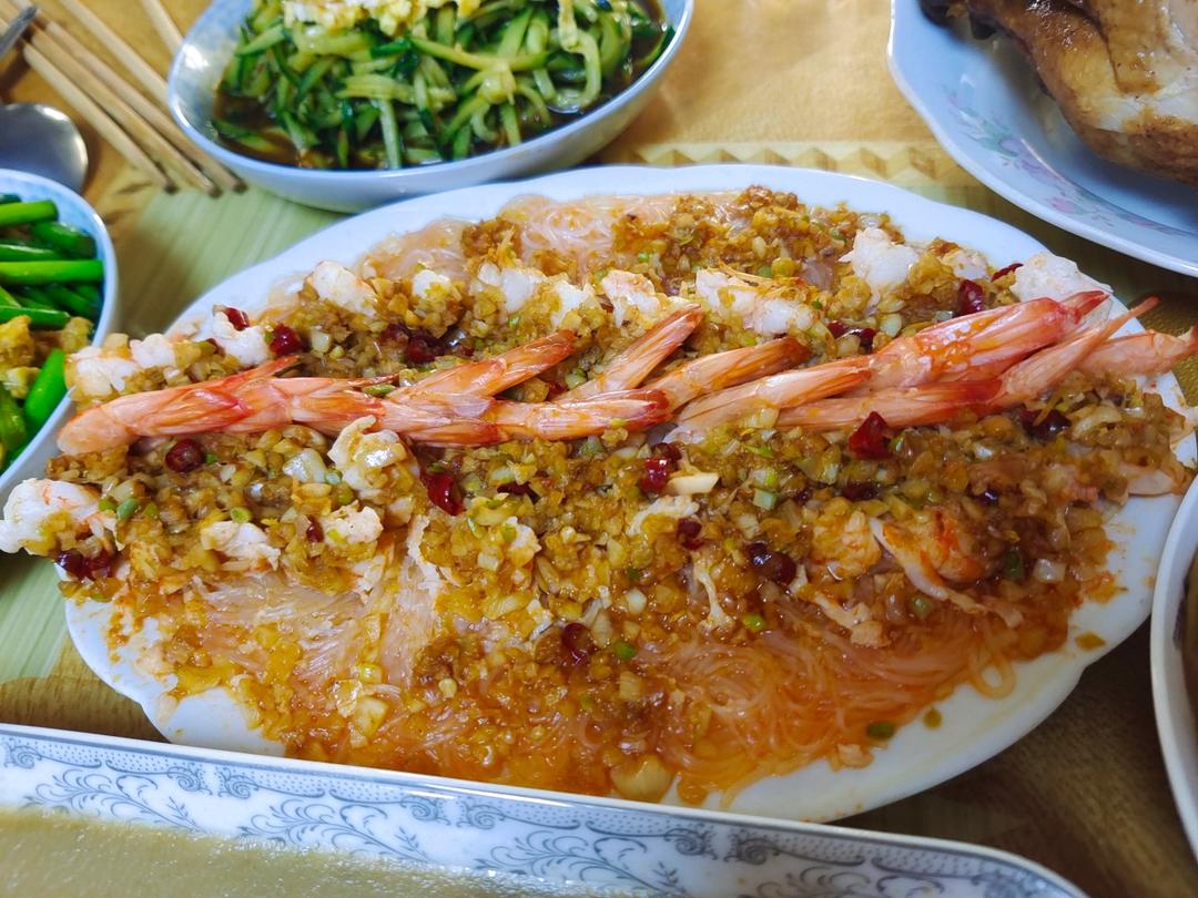 蒜蓉粉丝开背虾