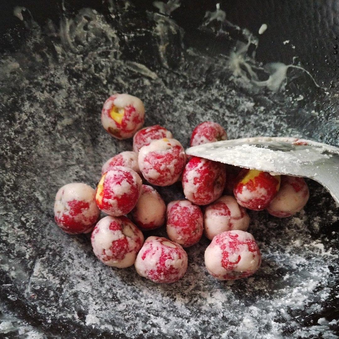 雪花山楂球 酸甜爽口 开胃又好吃 附细节视频详解