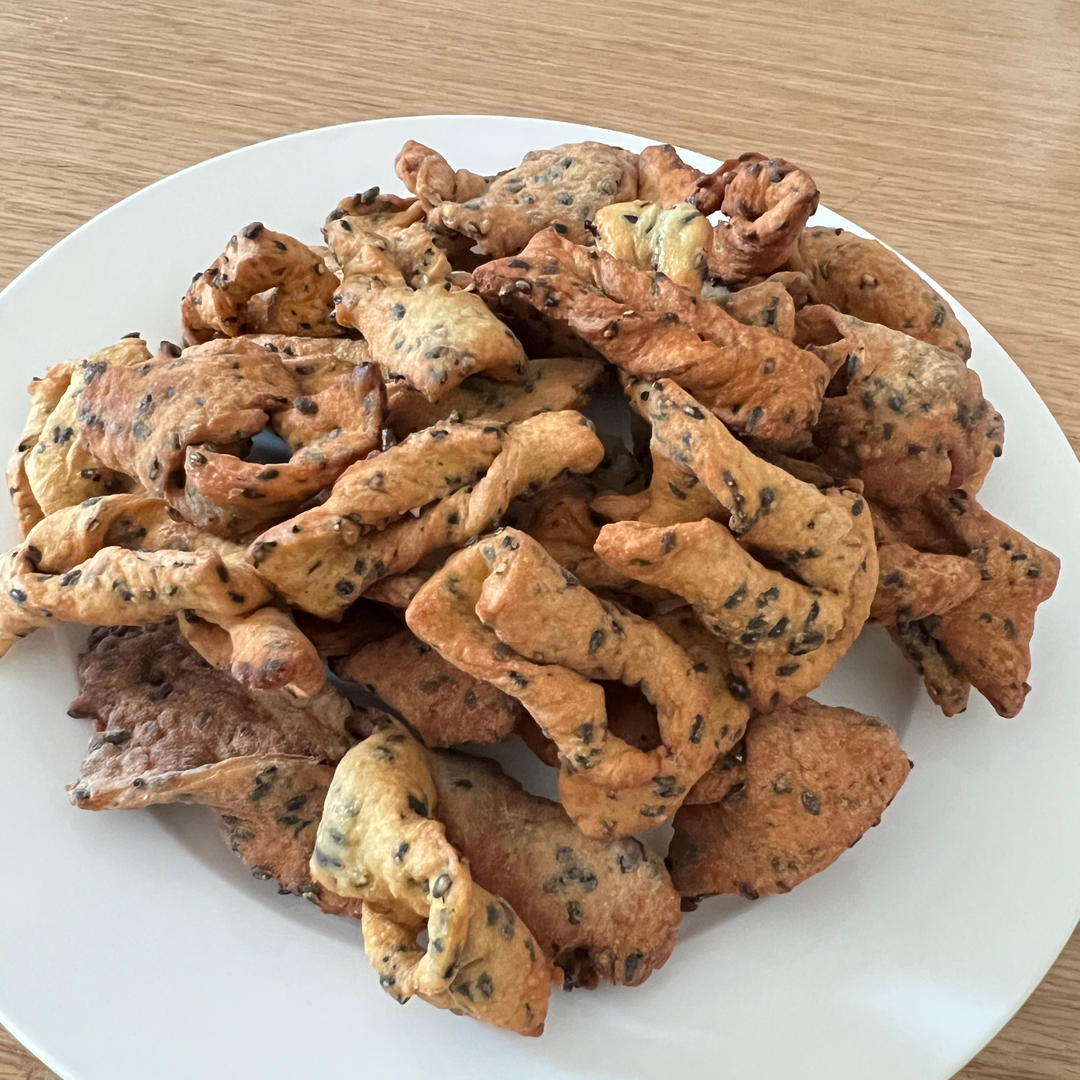 过年小食炸小果（焦叶）