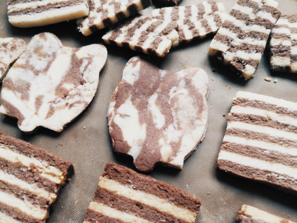 抹茶兔兔曲奇（比熊猫简单！超详细实物图+超良心手绘图）