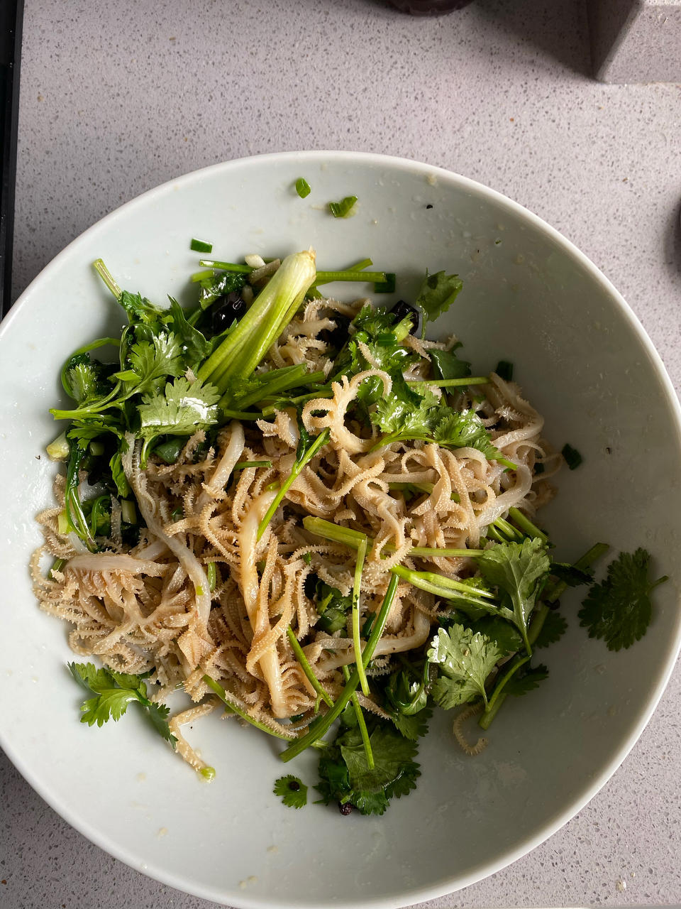 简单又下饭的油泼牛百叶