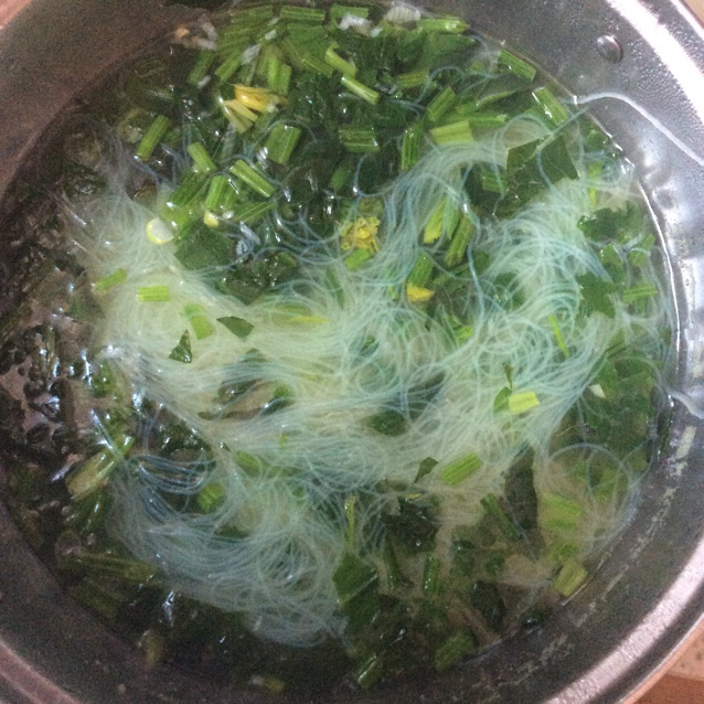 青菜粉丝汤