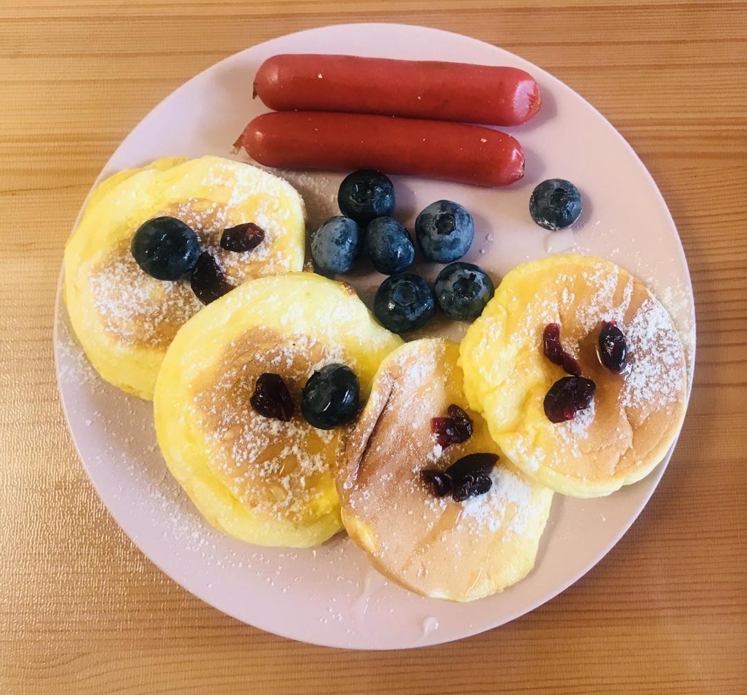 原味无油日式舒芙蕾厚松饼