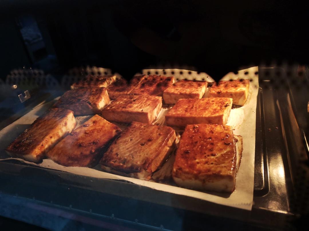 家庭健康版烤豆腐