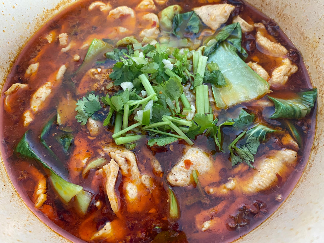 川味水煮嫩鸡片---鸡胸肉的重生