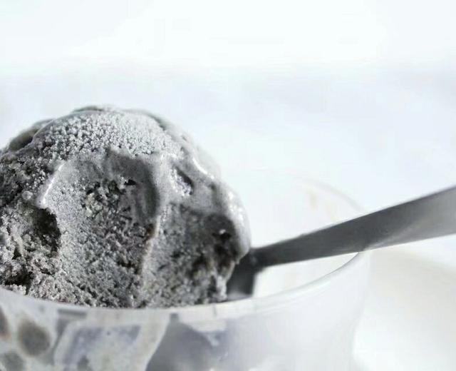 黑芝麻意式冰淇淋（无蛋无奶油）