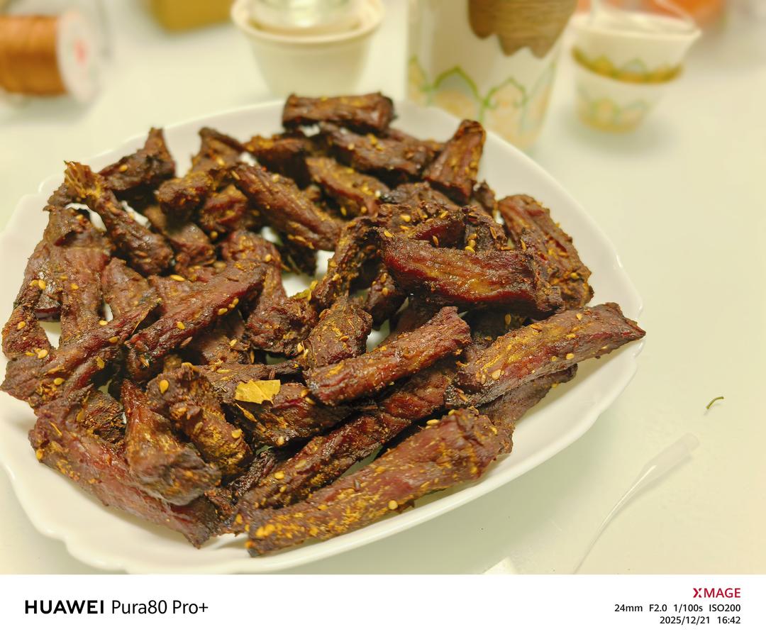 自制手撕牛肉干（家庭烤箱版）